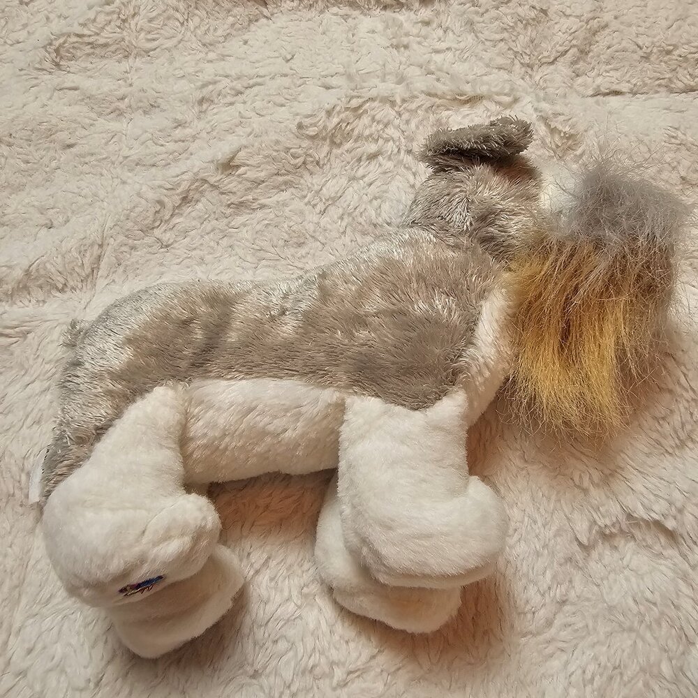 Ganz Webkinz Schnauzer HM159 Dog Stuffed Animal Plush NO CODE